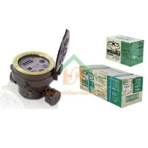 มิเตอร์น้ำ มาตรวัดน้ำ ทองเหลืองแท้ แรมโบ้ ขนาด 1/2"(สี่หุน) , RAMBO Water Meter RAMBO.01
