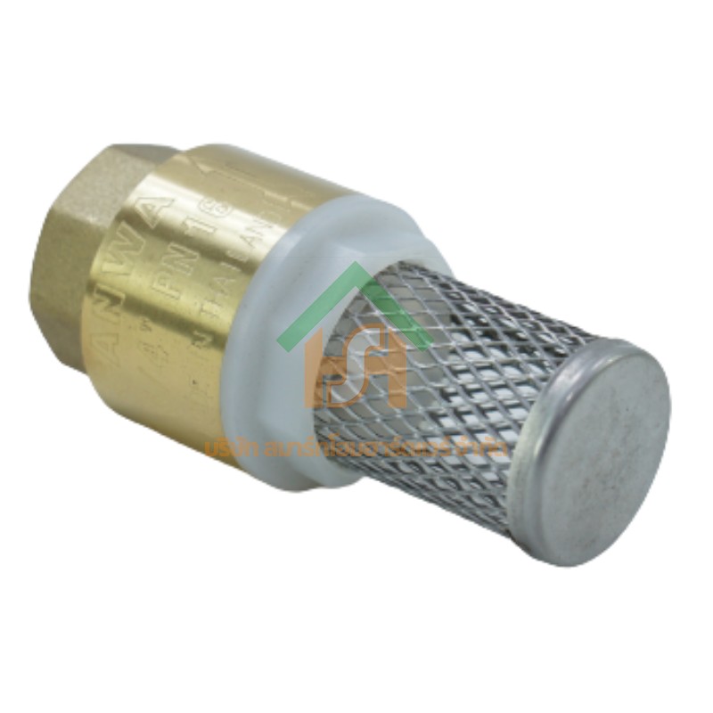 สปริงฟุตวาล์วซันวา SANWA ขนาด 3/4 (6หุน) 1ตัว สปริงฟุตวาวล์ สปริงฟุตวาว ซันวา ซันว่า ทองเหลือง จำนวน 1 ชิ้น SANWA.SET.31
