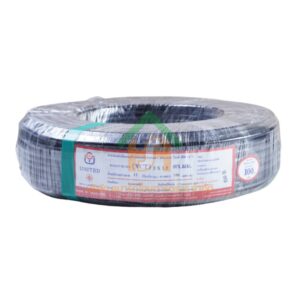 สายไฟ united สายไฟยูไนเต็ด รุ่น VCT 3 x 1.5 300V / 500V ยาว 100 เมตร สีดำ หุ้มฉนวน 3 ชั้น PVC ของแท้100%