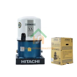 ปั๊มน้ำฮิตาชิ Hitachi ชนิดแรงดัน รุ่น WT-P300XX ขนาด 300 วัตต์ ปั๊มน้ำราคาถูก ถังกลม WT-P300XX