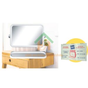 กระจกห้องน้ำ ชุดกระจกห้องน้ำ SET3ชิ้น รุ่นเหลี่ยม(ABS) ยี่ Vegarr รุ่น LW-999 ทรงเหลี่ยม SHOP026.Vegarr.01.01